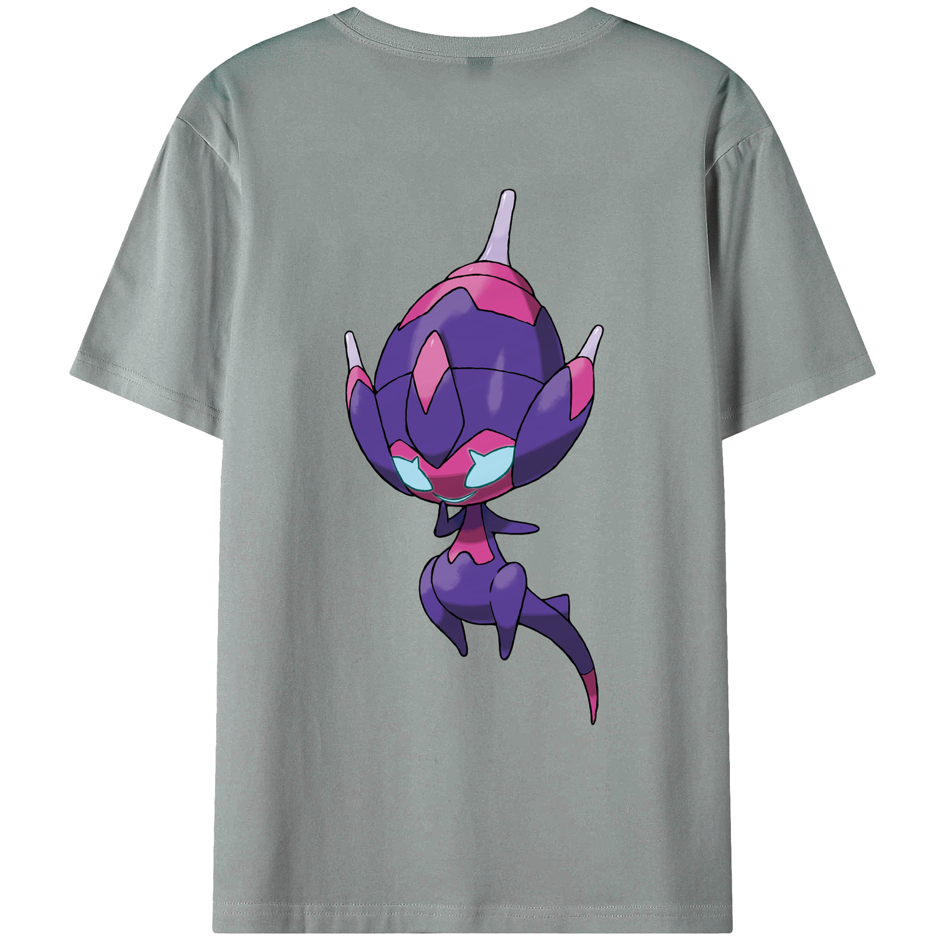 （画像用） ポケットモンスター Pokémon 綿100％ メンズ半袖Tシャツ（バックプリント） 通気性
